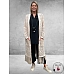 YOEK Cardigan Long Knit Zand/Beige